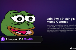 🔔 Join PolygonStaking’s Meme Contest | Prize pool: 150 $MATIC