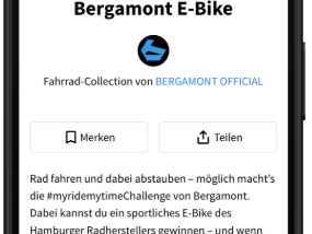 #myridemytimeChallenge — 
Die BERGAMONT Challenge auf Komoot