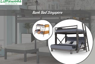 Bunk Bed With Storage Capacity Or Table Attached — Little Wode Singapore