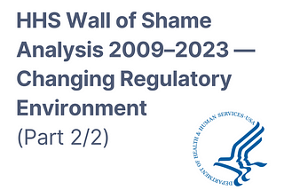 Part 2: HHS Wall of Shame Analysis 2009–2023 — Changing Regulatory Environment