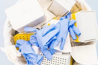 Biomedical waste like gloves, masks, etc.