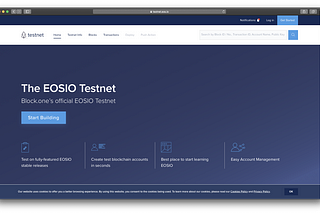 EOS 基礎 build up (3) EOSIO Testnet