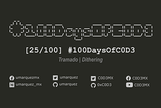 [25/100] #100DaysOfC0D3