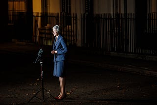 Why is Theresa May leaving office?