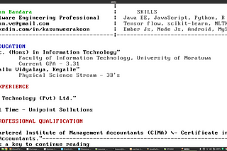 Build a OS resume