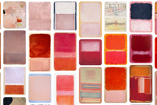 Rothko painting pins