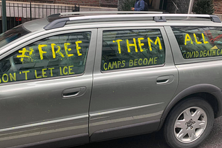 CAR AND BIKE CARAVAN DEMANDS CUOMO RELEASE ICE DETAINEES AND IMPRISONED PEOPLE, CANCEL RENT DURING…