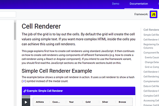 [3] Ag-Grid- Cell Renderer and Cell Editor.