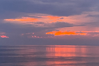 Sunset over Mabini, Batangas