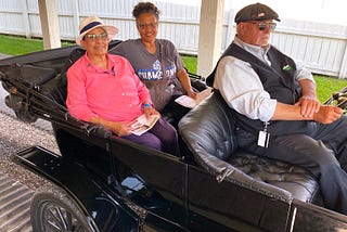 On a Group Excursion at the Henry Ford Museum I met a new friend!