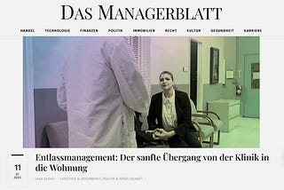 Artikel über Entlassmanagement und Prof. Christian Schmidt