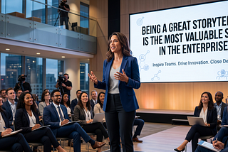Being a Great Storyteller Is the Most Valuable Skill in the Enterprise