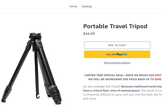As Peak Design launches its Travel Tripod, scam sites multiply