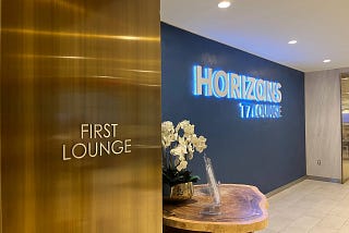 2025/09 美國紐約 JFK T7  HORIZON T7 LOUNGE — First Class