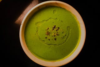 Super easy spinach soup