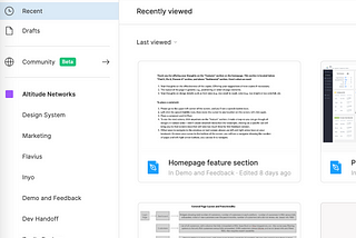 Organizing Figma projects by design stages