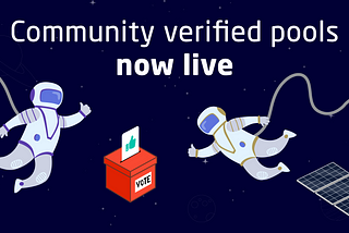 Community Verified Pools now live