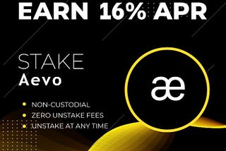 Unlock the Power of AEVO Staking: Earn 16% APR on Your Tokens!