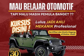 Workshop Montir Mobil Terdekat Jakarta, Kursus Salon Mobil, Pelatihan Mekanik Salon Mobil, Sekolah Mekanik Auto Detailing Mobil, Konsultasi Kursus Ganti Oli Mobil, Workshop Service Tune Up Mesin Mobil, Workshop Poles Mobil, Pelatihan Auto Detailing Mobil, Pelatihan Mekanik Auto Detailing Mobil, Kursus Service Kaki-kaki Mobil, Kursus Service Mesin Mobil