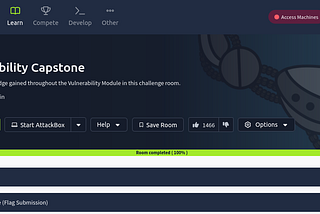 Vulnerability Capstone Tryhackme
