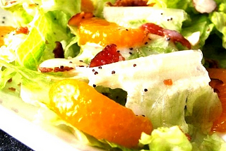 Romaine and Mandarin Orange Salad with Poppy Seed Dressing — Green Salad