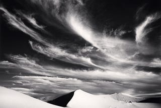 This Week’s Photo — Desert Clouds — Study 2 — Morocco — Michael Kenna