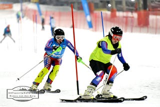 What do you say to a visually impaired ski racer?