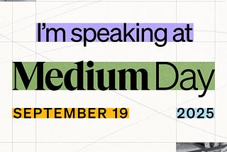 Come See Me Live Tomorrow (Friday, September 19th) at Medium Day!