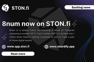 8num now on STON.fi