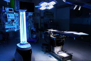 Robo-UV use case in a hospital