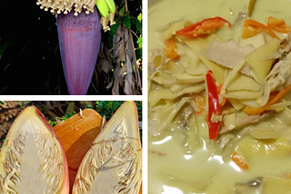 Recipe Vegan Tom Yum with Banana Blossom and Mushrooms — ต้มยำหัวปลีกับเห็ด (Tom Yam Hua Pli Kap Het)