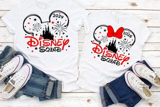 Family Trip 2024 SVG, Mickey and Minnie head with castle and fireworks, SVG, PNG, Eps and Dxf files included, Instant download