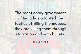 Quote from The Lowland by Jhumpa Lahiri