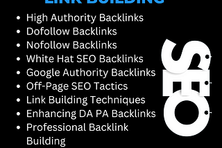 10 Effective Strategies for Building SEO Backlinks and Link Building sites List 2024
