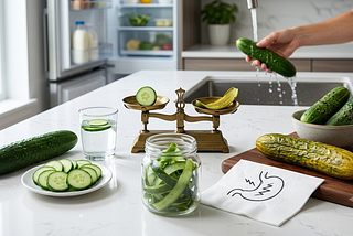 Cucumber. Can also make you sick