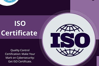 ISO Certificate | Quality Control CertificationISO Certificate | Quality Control Certification
