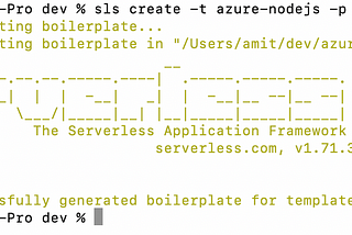 Azure Serverless Test Drive