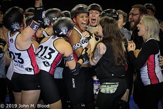 Revisiting Excellence: Bonita Apple Bomb’s 2019 WFTDA Champs MVP Award