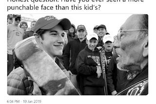 Twitter democratizing mobbing: high profile individuals calling for violence against the Covington…