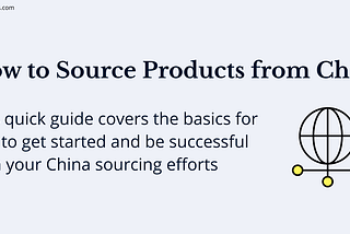 How to Source Products from China