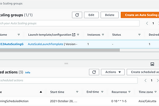 Configure Scheduled Scaling Actions for EC2 Auto Scaling Group with AWS CLI