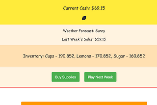 Bringing Back the Classic Lemonade Stand Game with PHP