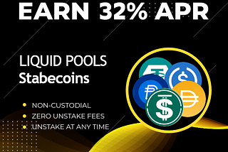 Earn 32% APR with XBANKING Liquidity Pools for Stablecoins USDT, USDC, DAI, PYUSD