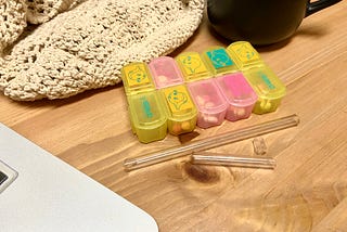 終於我的最後一支玻璃吸管打破了！！