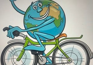 PEDAL PEDAL ALL THE WAY🚲🚲🚲🌎🌏🌎🌍🌏🌎🌍