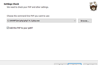 PHP 在windows上的MAMP安裝Composer