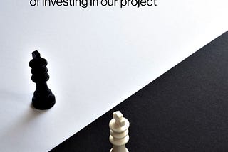 The Do’s and Don’ts of investing in our project