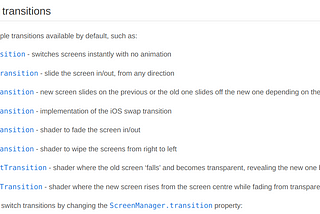 How to Change the Screen Transition in Kivy