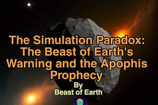 The Simulation Paradox: The Beast of Earth’s Warning and the Apophis Prophecy