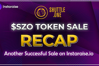 ShuttleOne $SZO Token sale recap: Bringing the award-winning company to Tezos ecosystem